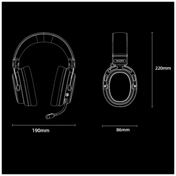 AWEI AT36 brezžične over-ear slušalke z mikrofonom, Bluetooth 5.4, črne