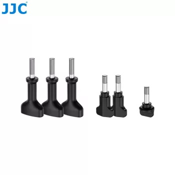JJC SK-6 M5 komplet vijakov z natičnim vijakom za akcijske kamere (paket 6, črn)