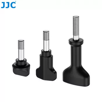 JJC SK-6 M5 komplet vijakov z natičnim vijakom za akcijske kamere (paket 6, črn)