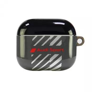 Audi IML Sport ovitek za AirPods 3 črn AUS-IMLAP3-RSQ/D1-BK