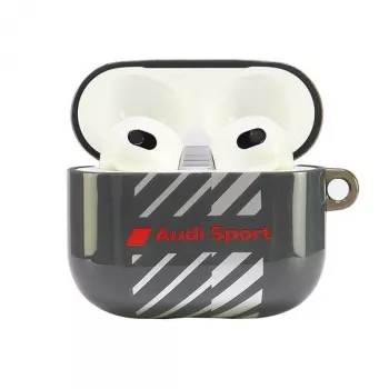 Audi IML Sport ovitek za AirPods 3 črn AUS-IMLAP3-RSQ/D1-BK