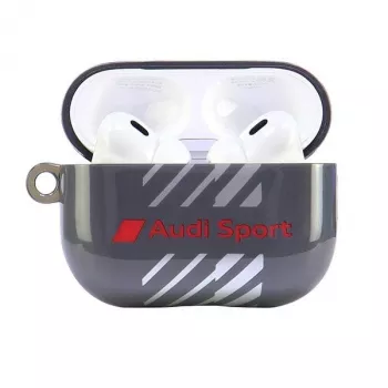 Audi IML Sport ovitek za AirPods Pro 2, črn AUS-IMLAPP2-RSQ/D1-BK