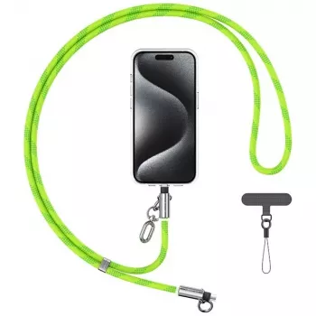 USAMS SJ746 30W USB-C na Lightning polnilni kabel z vrvico 1,2 m zelen