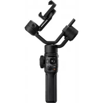 Zhiyun Smooth 5S AI pametni gimbal za telefon z magnetno osvetlitvijo, 3-osni stabilizator, 300g nosilnost, črn