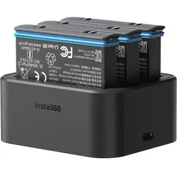 Insta360 polnilna postaja za akcijsko kamero X3 (CINSAAQ/A)
