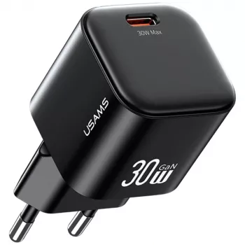 USAMS JO Series CC262 30W GaN napajalnik USB-C s kablom USB-C 1m - bel