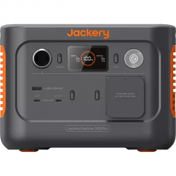 Jackery Explorer 300 Plus 288Wh LiFePO4 prenosna elektrarna s 300W AC, 100W PD, pripravljena na sonce