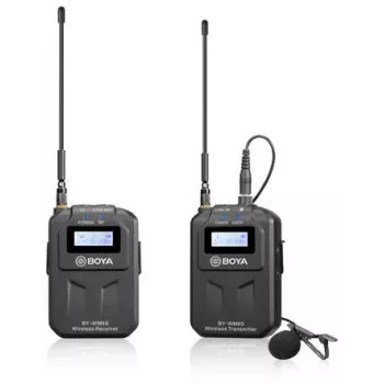 BOYA BY-WM6S UHF brezžični sistem prsnega mikrofona za fotoaparate in pametne telefone