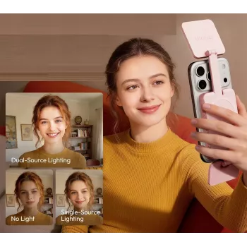 Ulanzi GL01-WB RGB LED video luč, 2700K-6500K, roza