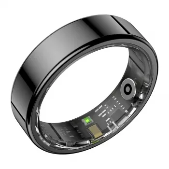 COLMI RING 2 pametni prstan, velikost 11, črn, Bluetooth 5.0, IP68, srčni utrip, SpO2, sledilnik spanja in aktivnosti