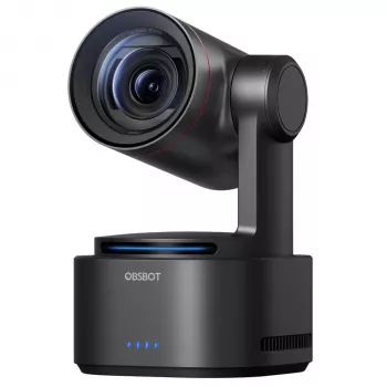 OBSBOT Tail 2 PowerUp Combo 4K AI sledilna PTZ konferenčna kamera z NDI|HX3, dvojna mikrofona, upravljanje z gestami