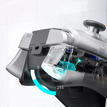 Machenike G5 Pro Max brezžični krmilnik s polnilno postajo – siv
