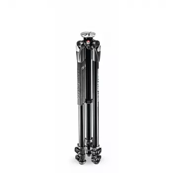 Manfrotto 290 Xtra aluminijasto stojalo s 3-delno izvlečnimi nogami, 3-smerna glava ni vključena, črno, MT290XTA3