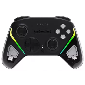 AJAZZ GP100-B brezžični RGB krmilnik za Switch/PC/iOS/Android - črn