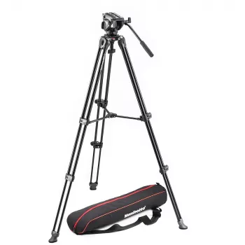 Manfrotto MVK500AM komplet tekočinskega video stojala z glavo MVH500A in aluminijastim stojalom MVT502AM