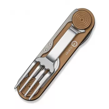 CIVIVI Partake zložljivi nož, Coyote Brown G10 ročaj, rezilo Nitro-V jeklo Drop Point