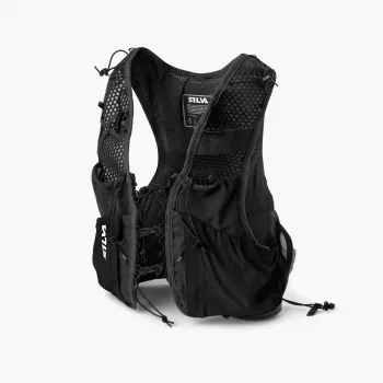 Silva Strive 5 tekaški brezrokavnik, črn, velikost S – 5L ultralahki trail hidracijski nahrbtnik, 169g, unisex