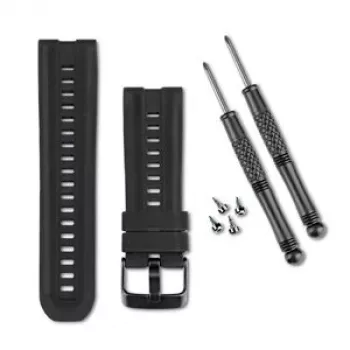 Garmin QuickFit 26 pašček za tactix, Fenix 7X, Enduro, Descent Mk2 – črn silikon