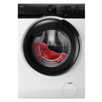 AEG LFR6D944E 9kg 1400 vrt/min samostoječi pralni stroj s sprednjim polnjenjem, bel, motor ÖKOInverter, tehnologija ProSense & SoftPlus