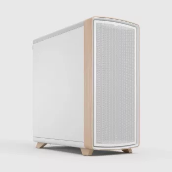 Fractal Design Summit Chalk White Solid ATX ohišje za namizni računalnik Midi Tower, belo/les