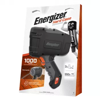 Energizer akumulatorska naglavna svetilka 1000 lumnov s trdo torbico