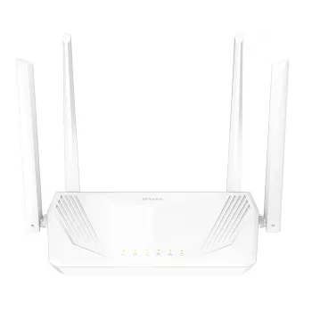 D-Link AX1500 Wi-Fi 6 dvopasovni gigabitni usmerjevalnik z OFDMA, MU-MIMO, beamforming, WPA3, 4 gigabitnimi LAN vrati, Smart Connect, starševskim nadzorom, QoS, gostujočim omrežjem, IPv6, načinom dostopne točke, črn