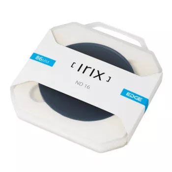 Irix Edge ND16 nevtralni gostotni filter 86mm - 4-stopenjska redukcija svetlobe, večkrat prevlečeno optično steklo, tanek aluminijast okvir