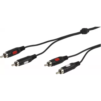 Vivanco avdio kabel 2xRCA na 2xRCA 1,5 m (VVA2RCA15MMK)