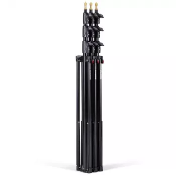 Manfrotto 1004BAC-3 zračno vzmeten set 4-delnega stojala za luči (paket 3 kosov, črn)