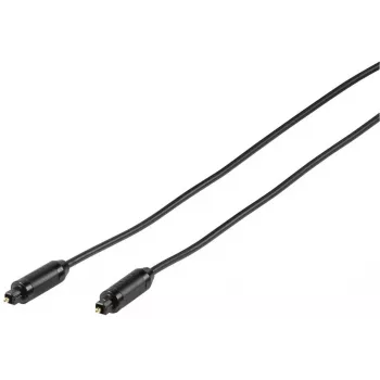 Vivanco Toslink optični kabel, pozlačen, vtič-vtič, 2 m, črn (VVATOSL20K)