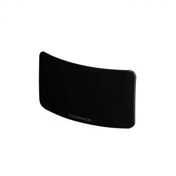 Vivanco VVTVANTMCIRCLE notranja antena za DVB-T/T2 z ojačenjem 28 dB, filter LTE/4G/5G, podpora DAB/DAB+, črna