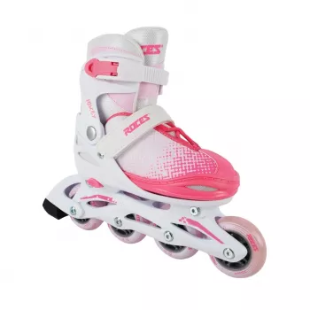 Roces Jokey X Girl nastavljive inline rolke 38-41 belo-roza-vijolične