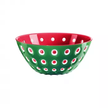 Guzzini Le Murrine skleda za serviranje 25 cm smaragdno zelena/bela/rdeča