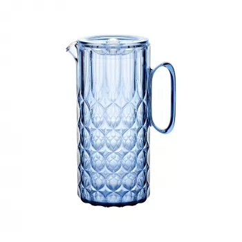 Guzzini VANITY karafa s pokrovom Denim Blue 1,75 l plastika SAN brez BPA primerna za pomivalni stroj