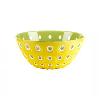 Guzzini Le Murrine skleda za serviranje 25 cm žafranasto rumena/bela/vodno zelena