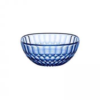 Guzzini Vanity skleda 25 cm Denim Blue – prozorna skleda SAN za serviranje in dekoracijo, 2,5L