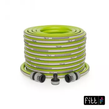 NO NAME Kiuma Lime vrtna cev 1/2 palca 20m - 5-slojni PVC, NTS anti-torsion, tlačna odpornost 20 bar, UV in odporna proti algam, brez ftalatov