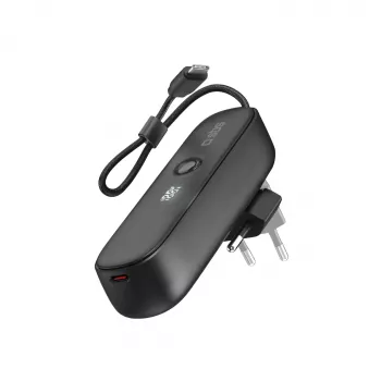 SBS TETRBB5000PD20 5000 mAh 20W Power Delivery prenosna baterija črna