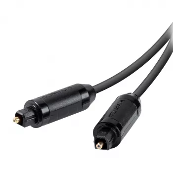 Vivanco VVATOSL30GK 3m TOSLINK optični avdio kabel - pozlačen, črn