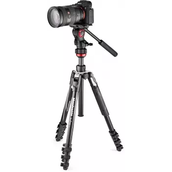 Manfrotto BEFREE Live Lever karbonski video stativ s fluidno glavo