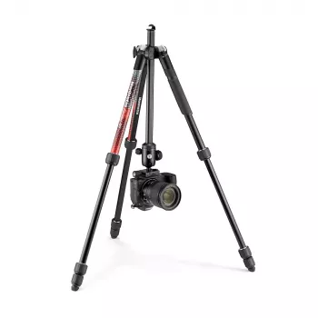 Manfrotto MKELMII4RD-BH Element MII 4-delni aluminijasti trinožnik s kroglično glavo, rdeč