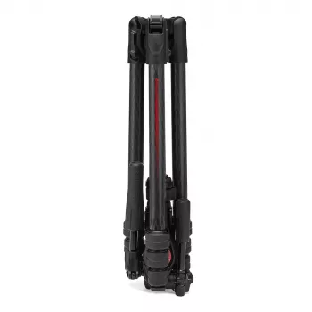 Manfrotto MKBFRTC4GTFB-3W Befree GT karbonski potovalni stativ s 3-smerno fluidno glavo, Twist-Locks, nosilnost 10kg, največja višina 164cm, črn