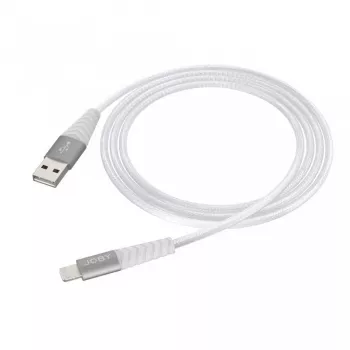 JOBY polnilni in sinhronizacijski kabel Lightning, 1,2 m, bel (JB01812-BWW)