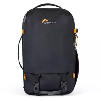 Lowepro Trekker LT BP 150 AW nahrbtnik za fotoaparat, črn, 20L, reciklirana tkanina, dostop od zadaj, AW-zaščitna prevleka, predal za prenosnik in tablico, pritrditev za stojalo