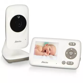 Alecto DVM71 video otroški monitor z 2,4-palčnim barvnim zaslonom in kamero