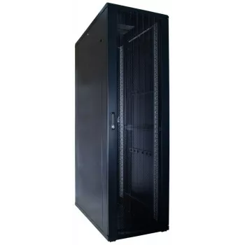 DSIT 42U 19 inch strežniška omara z perforiranimi sprednjimi vrati, 600x1200x2000 mm, črna