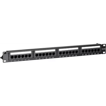 DS-IT CAT 5e UTP 24-portna 19-palčna vgradna patch plošča (DS-Patch5-24UTP)