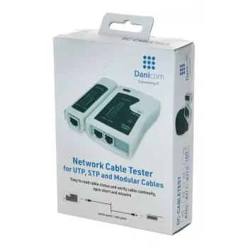 DSIT preizkuševalec omrežnih kablov za RJ11 RJ12 RJ45 ISDN Cat5 Cat5e Cat6 Cat6a UTP STP z LED prikazom
