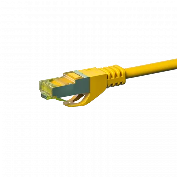 DSIT Cat.7 S/FTP PiMF mrežni patch kabel, vtič RJ45 na vtič RJ45, rumen, 50 m (DC-77-500)