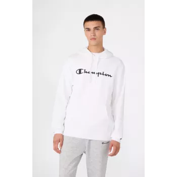 Champion moški pulover s kapuco, bel, 221917 WW001 L